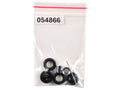 Rear Hypoid Wheelset Chrome 1/87 (HO) Plastic Model by Promotex