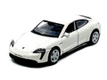 Porsche Taycan Turbo S White "Speed Icons" Series 1/64 Diecast Model Car by Maisto
