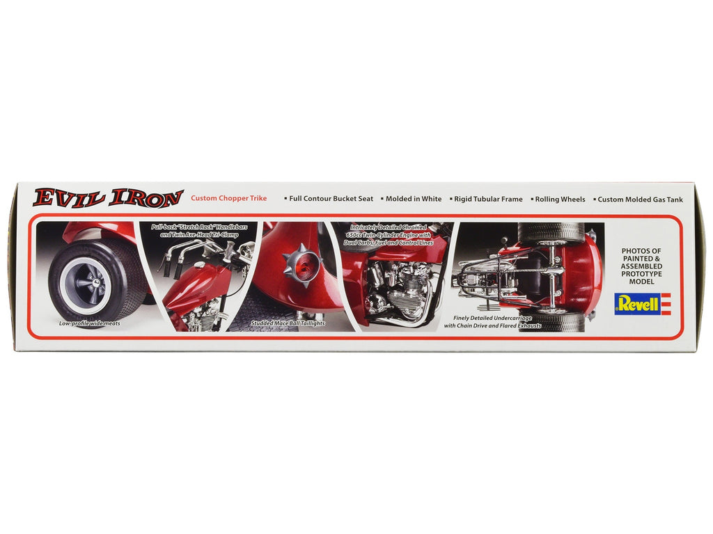 Level 5 Model Kit Evil Iron Custom Chopper Trike 1/8 Scale Model by Revell