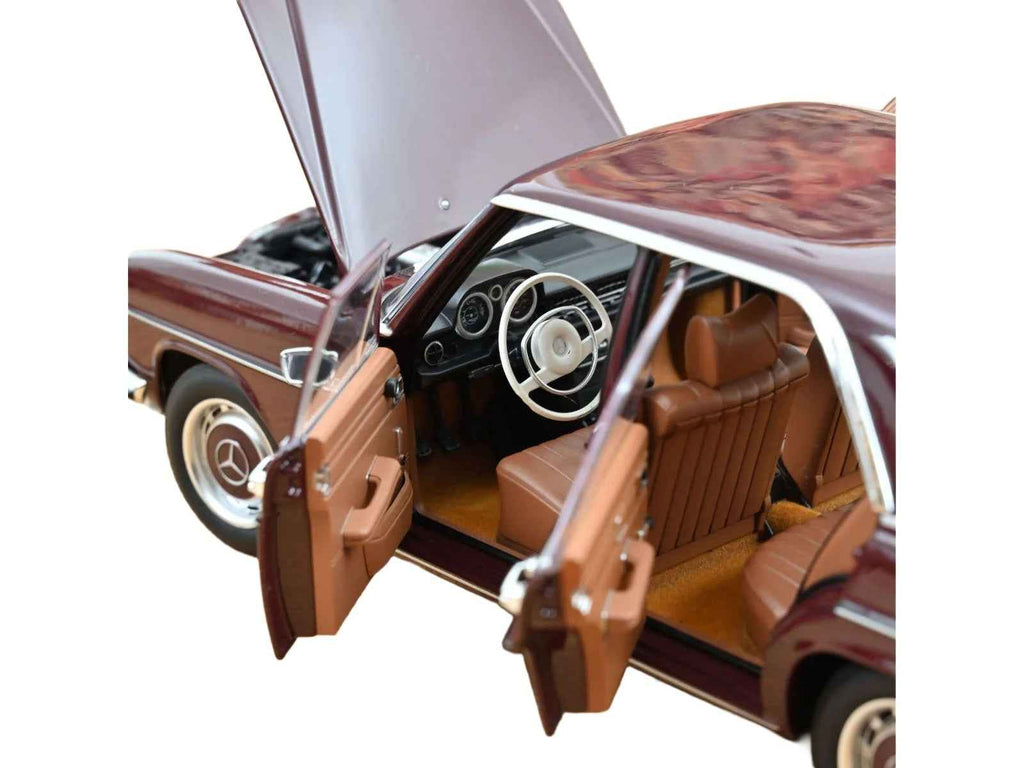 1968 Mercedes-Benz 200 Dark Red Brown 1/18 Diecast Model Car by Norev