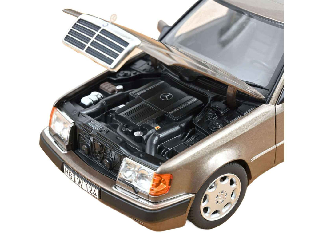1990 Mercedes-Benz 500 E Impala Brown Metallic 1/18 Diecast Model Car by Norev