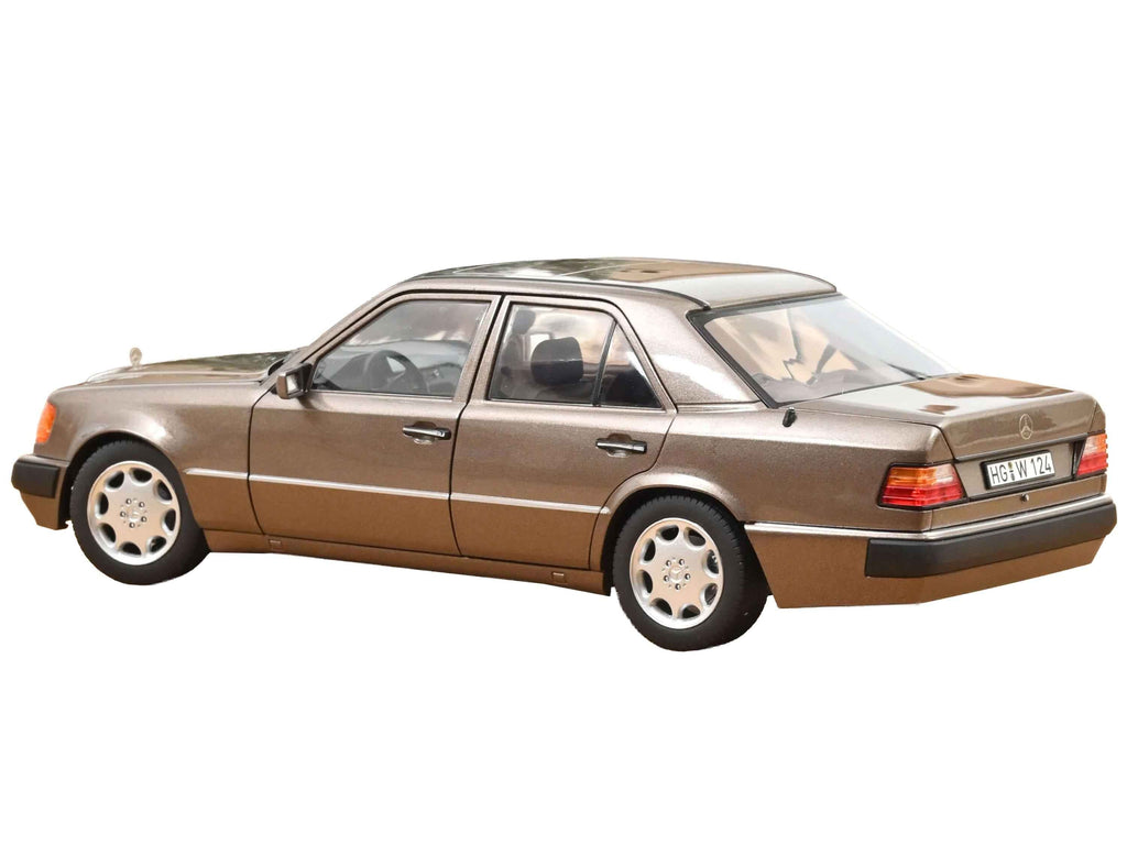 1990 Mercedes-Benz 500 E Impala Brown Metallic 1/18 Diecast Model Car by Norev