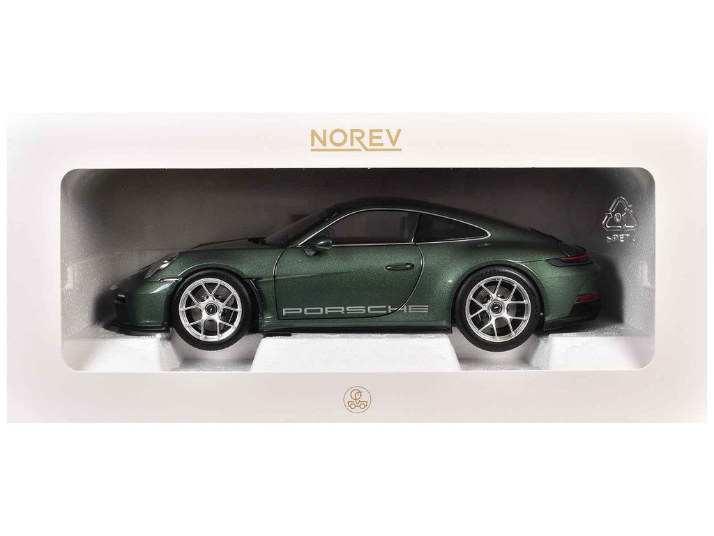 2023 Porsche 911 S/T Malachite Green Metallic 1/18 Diecast Model Car by Norev