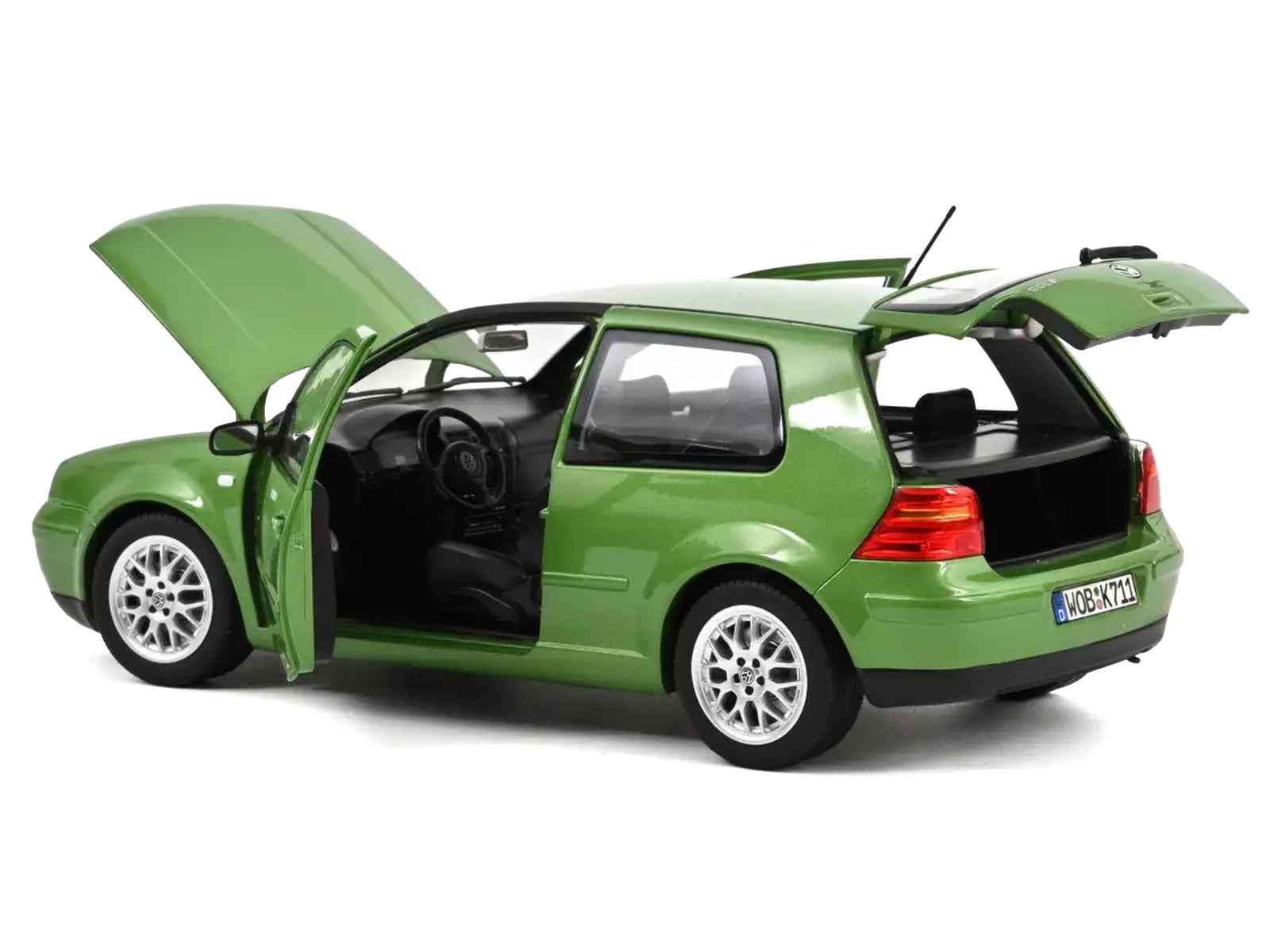 1998 Volkswagen Golf GTI Green Metallic 1/18 Diecast Model Car by Norev