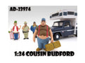Cousin Budford "Trailer Park" Figure For 1:24 Scale Model Cars by American Diorama