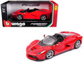 Ferrari LaFerrari F70 Aperta Red 1/24 Diecast Model Car by Bburago