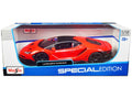 Lamborghini Centenario Orange with Matt Black Top "Special Edition" 1/18 Diecast Model Car by Maisto