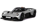 Aston Martin Valkyrie Silver Metallic with Matt Black Top "Special Edition" Series 1/18 Diecast Model Car by Maisto
