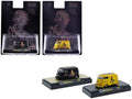 1960 Volkswagen Delivery Van Black with Graphics and 1960 Volkswagen Delivery Van Gold Metallic with Graphics "2026 Year Of The Horse" Set of 2 pieces Limited Edition to 2026 pieces Worldwide 1/64 Diecast Model Cars by M2 Machines