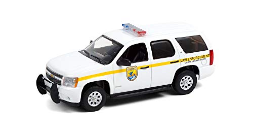 2012 Chevrolet Tahoe White with Yellow Stripes "U.S. Fish & Wildlife Service Law Enforcement" 1/43 Diecast Model Car by Greenlight