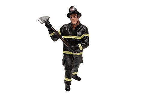 Firefighter with Axe Figurine / Figure For 1:18 Models by American Diorama