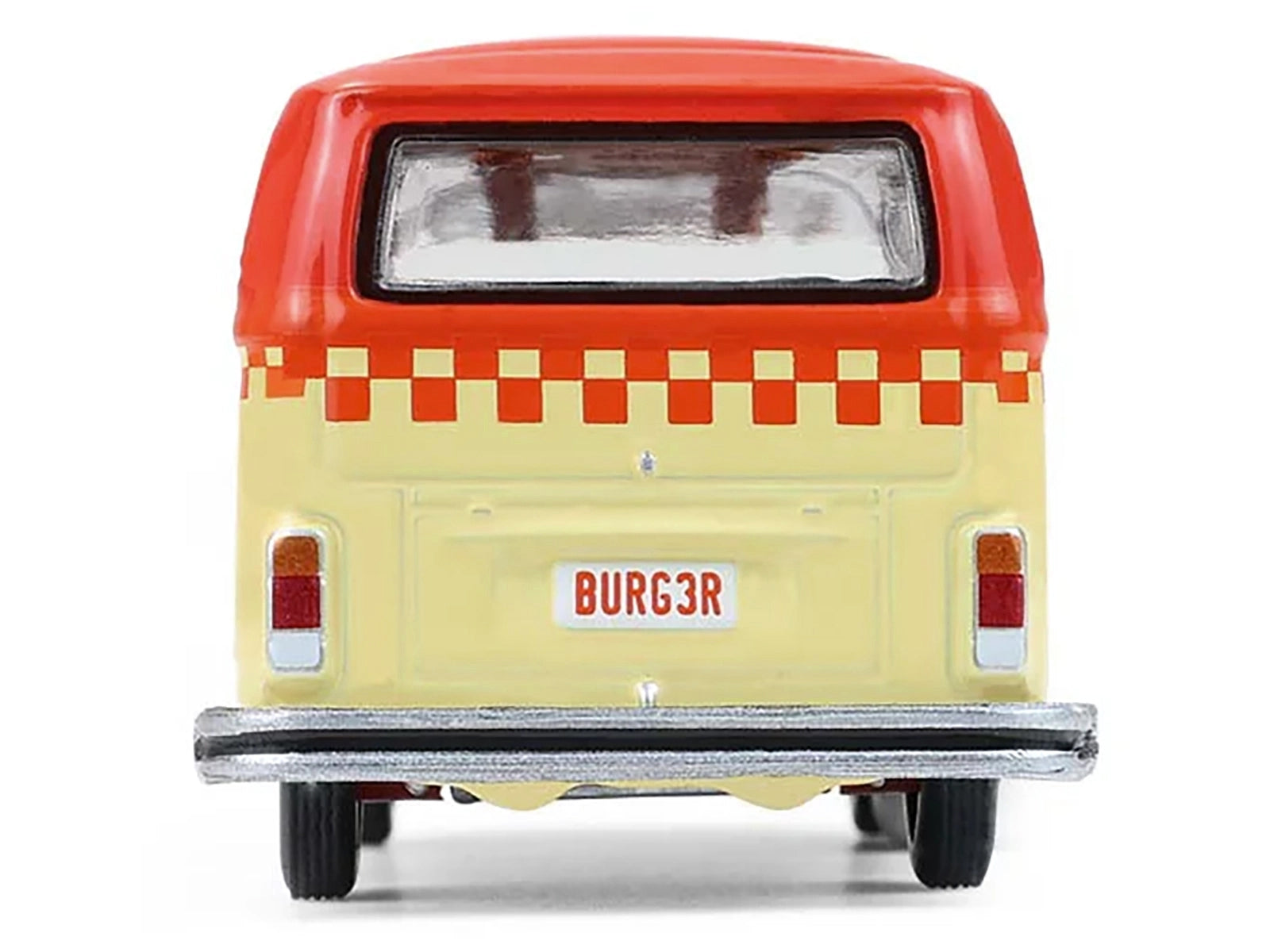 1975 Volkswagen Type 2 Van "Bubbie Burgers Food Truck" Orange and Cream "Blue Collar Collection" Series 14 1/64 Diecast Model Car by Greenlight