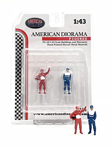 "Racing Legends" 90's Set of 2 Diecast Figures for 1/43 Scale Models by American Diorama