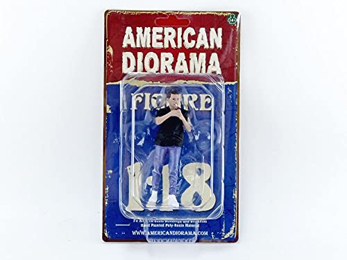 "Car Meet 1" Figurine VI for 1/18 Scale Models by American Diorama