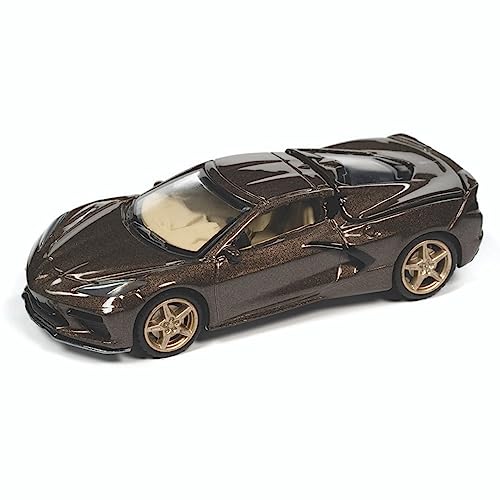 2020 Chevrolet Corvette Zeus Bronze Metallic "Sports Cars" Limited Edition 1/64 Diecast Model Car by Auto World