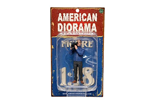 Camera Man Figurine I "Camera Crew" for 1/18 Scale Models by American Diorama