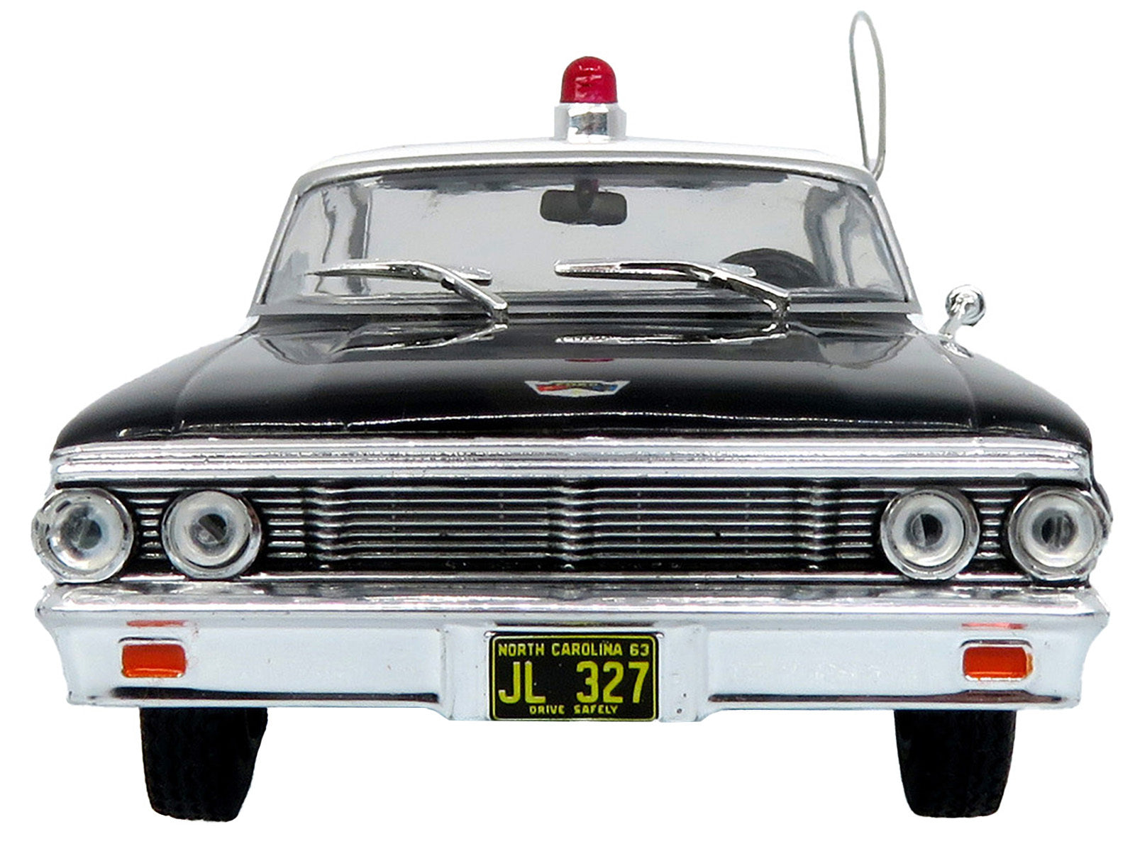 1964 Ford Galaxie 500 Police Car "Mount Airy Mayberry Sheriff" Black and White 1/43 Diecast Model by Iconic Replicas