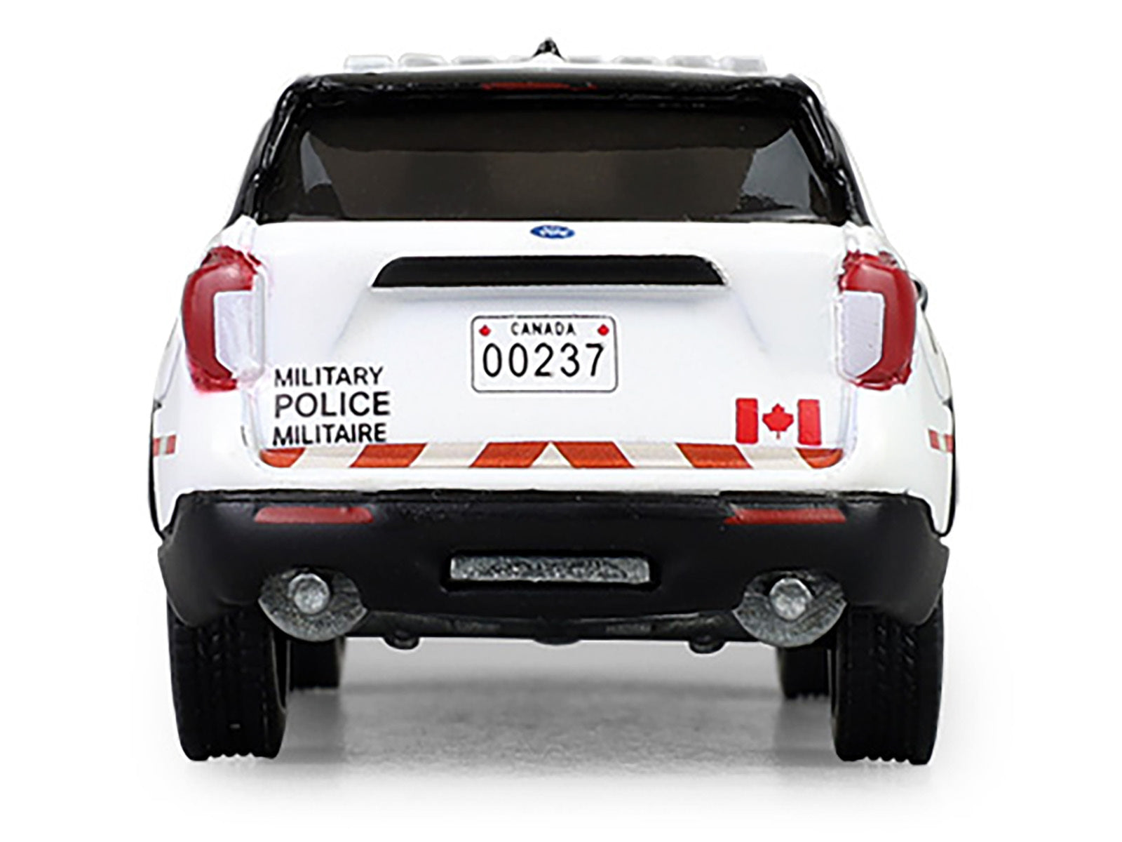 2024 Ford Police Interceptor Utility "Canada Military Police" White with Graphics "Hot Pursuit - Canada Special Edition" Series 1/64 Diecast Model Car by Greenlight