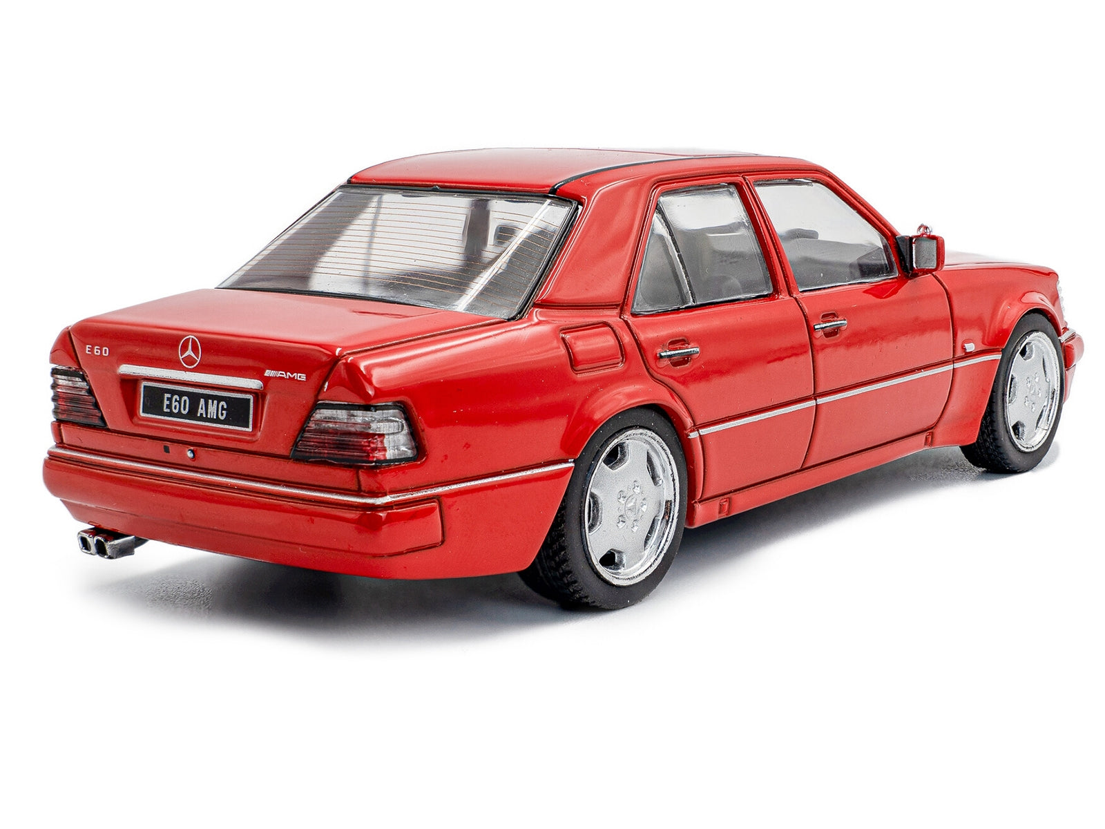 1994 Mercedes-Benz (W124) E60 AMG Signal Red 1/43 Diecast Model Car by Solido