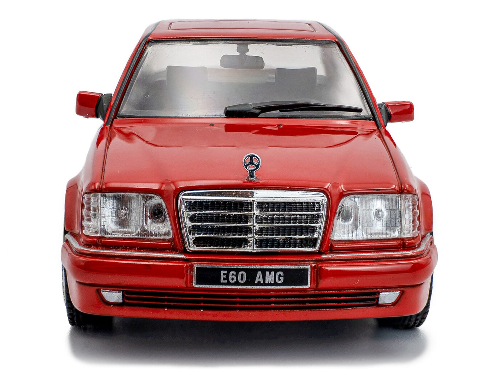 1994 Mercedes-Benz (W124) E60 AMG Signal Red 1/43 Diecast Model Car by Solido