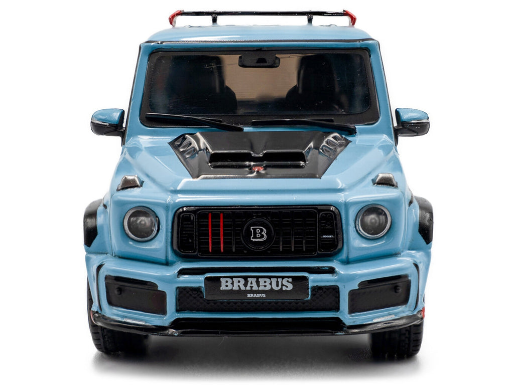 2021 Brabus Rocket 900 China Blue with Black Hood 1/43 Diecast Model Car by Solido