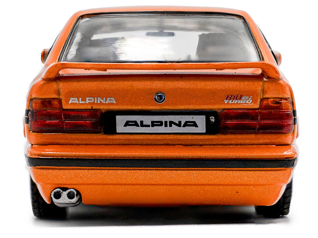 1994 BMW E34 Alpina B10 BiTurbo Orange Metallic with Black Stripes 1/43 Diecast Model Car by Solido