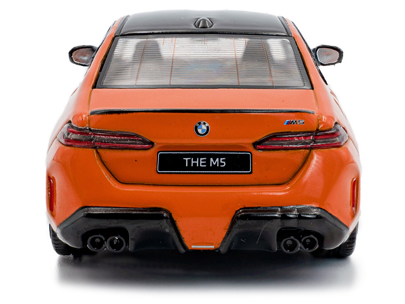2024 BMW M5 Sedan Fire Orange III with Black Top 1/43 Diecast Model Car by Solido