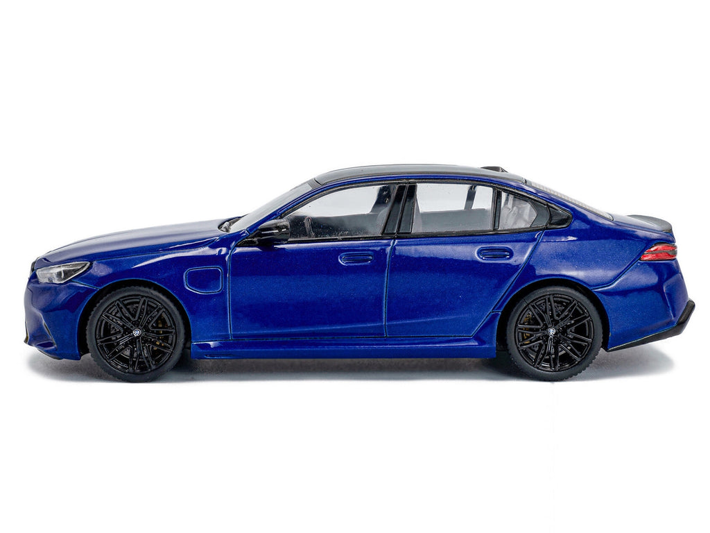 2024 BMW M5 Sedan Marina Bay Blue Metallic with Black Top 1/43 Diecast Model Car by Solido