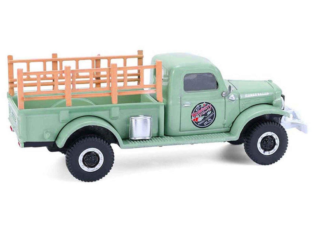 1946 Dodge Power Wagon Pickup Truck "Strawberry Farm" Green "Down on the Farm" Series 11 1/64 Diecast Model by Greenlight