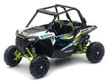 Polaris RZR XP 1000 Dune Buggy White Lightning and Bright Green 1/18 Diecast Model by New Ray