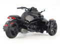 Can-Am Spyder F3 3-Wheel Motorcycle Steel Black Metallic 1/32 Diecast Model by BRP Models