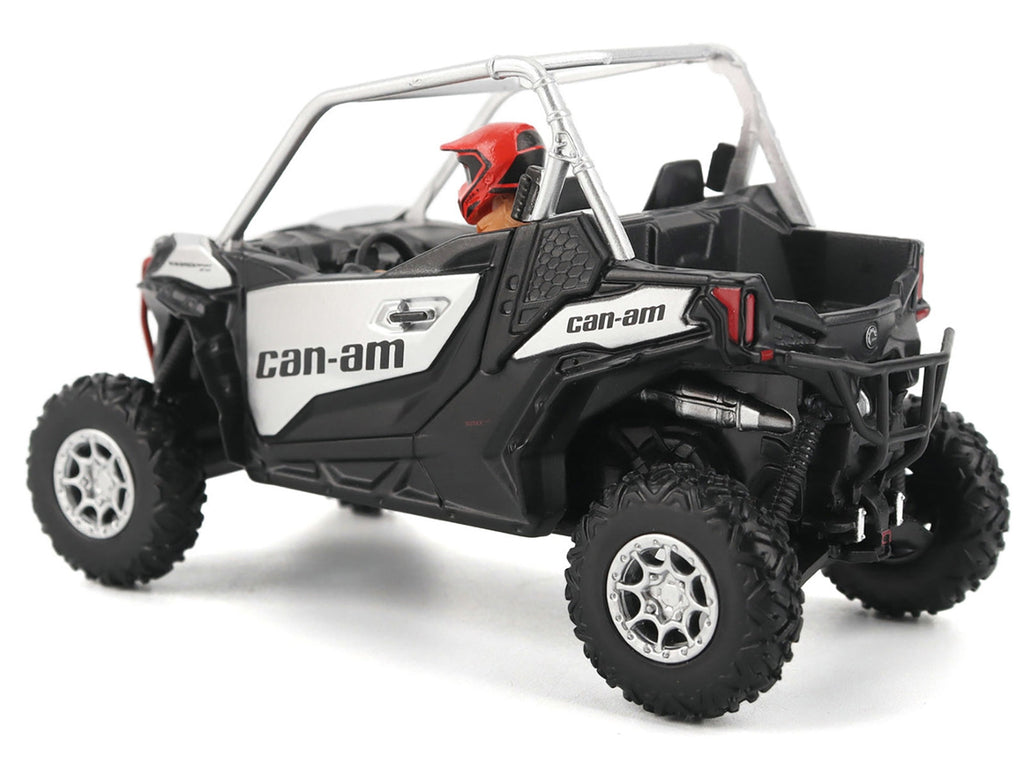 Can-Am Maverick Sport XXC 1000R Silver Metallic and Black with Driver Figure 1/32 Diecast Model by BRP Models
