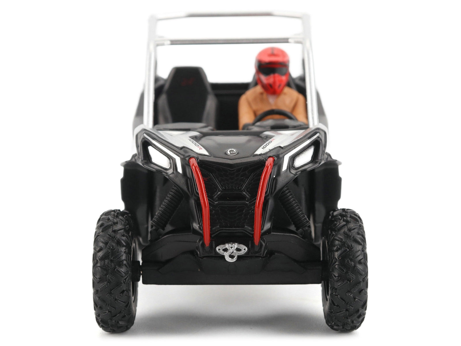 Can-Am Maverick Sport XXC 1000R Silver Metallic and Black with Driver Figure 1/32 Diecast Model by BRP Models