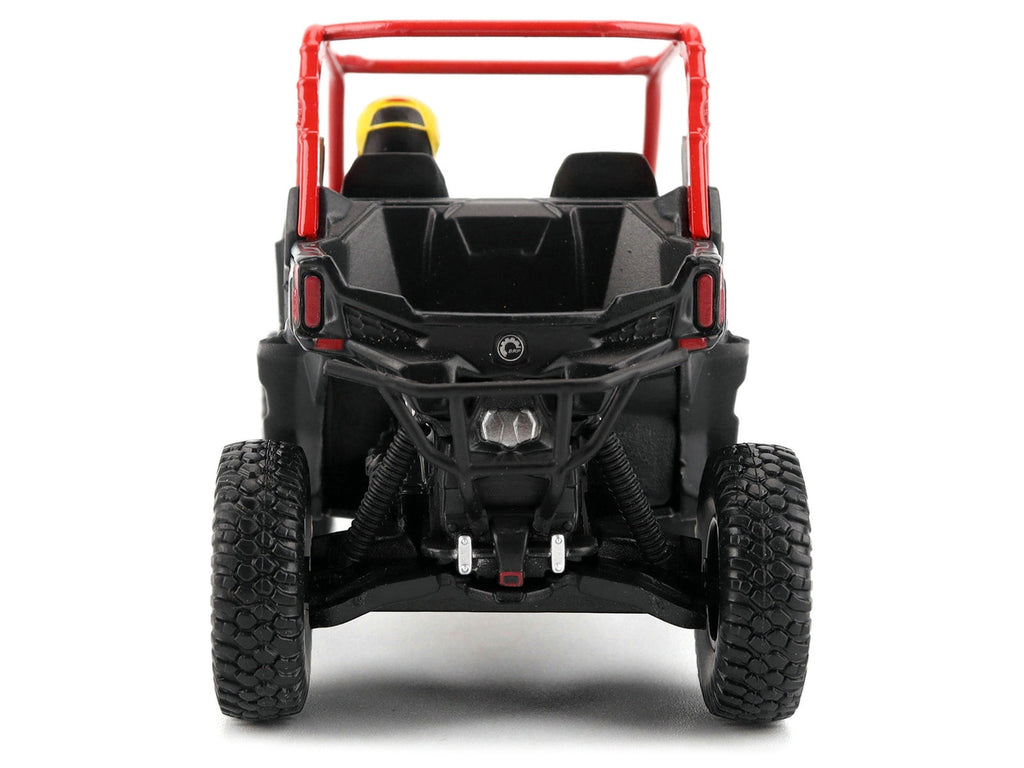 Can-Am Maverick Sport XRC 1000R Red and Gray with Driver Figure 1/32 Diecast Model by BRP Models