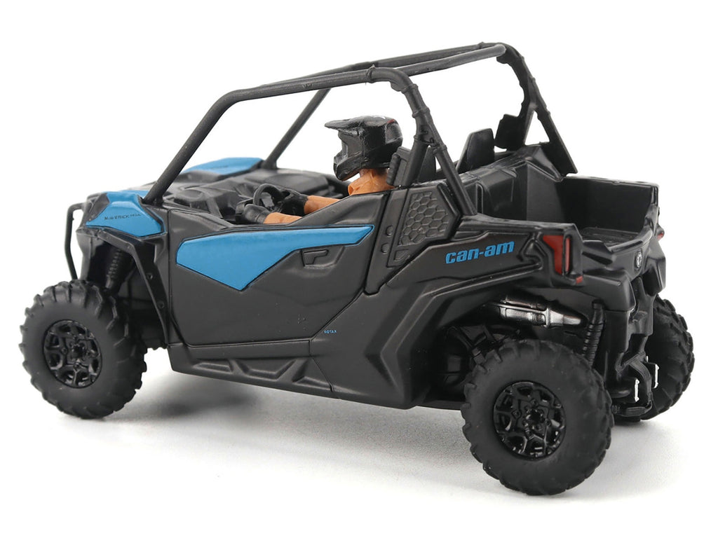 Can-Am Maverick Trail DPS 1000 Blue and Black with Driver Figure 1/32 Diecast Model by BRP Models
