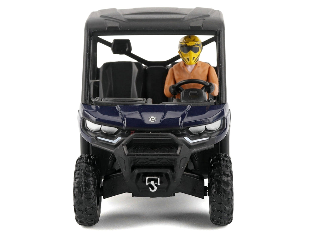 Can-Am Defender XT HD9 Navy Blue and Black with Driver Figure 1/32 Diecast Model by BRP Models