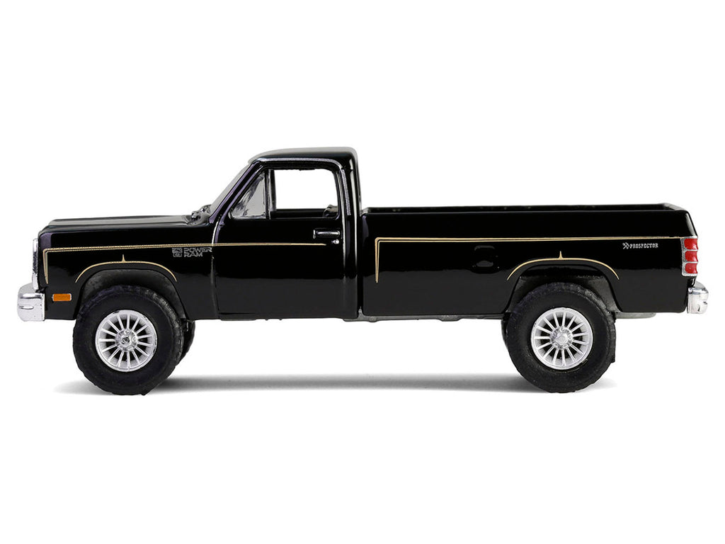 1981 Dodge Power Ram Prospector Pickup Truck Black "The A-Team" (1983-1987) TV Series "Hollywood Series" Release #43 1/64 Diecast Model Car by Greenlight