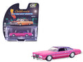 1975 Ford Thunderbird Lowrider Pink Metallic with Purple Top and Graphics with Purple Interior "California Lowriders" Series 7 1/64 Diecast Model Car by Greenlight