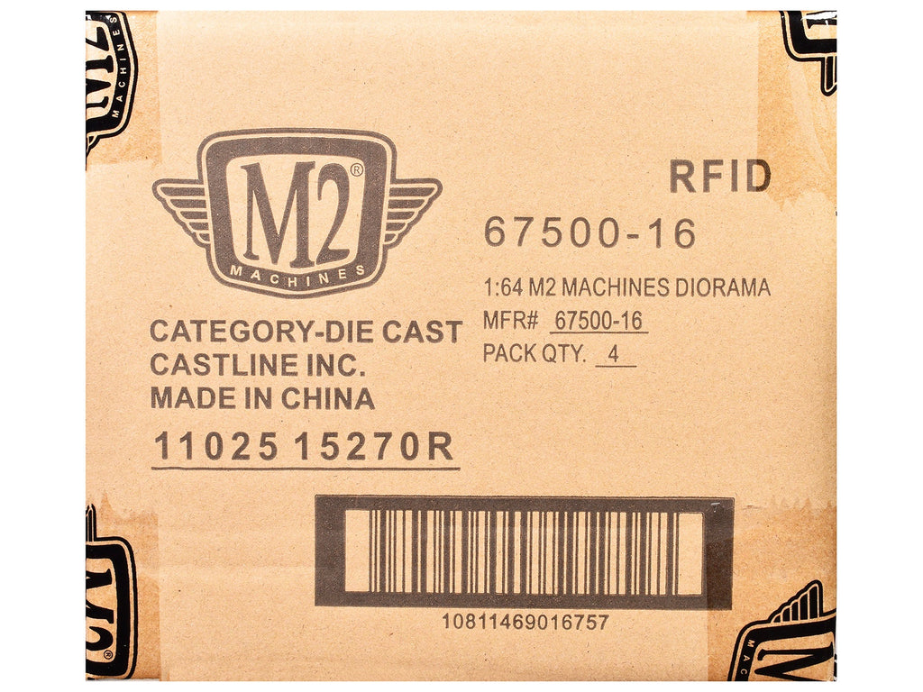 "Auto News" Release 16 Set of 4 Cars Limited Edition to 8500 pieces Worldwide 1/64 Diecast Model Cars by M2 Machines