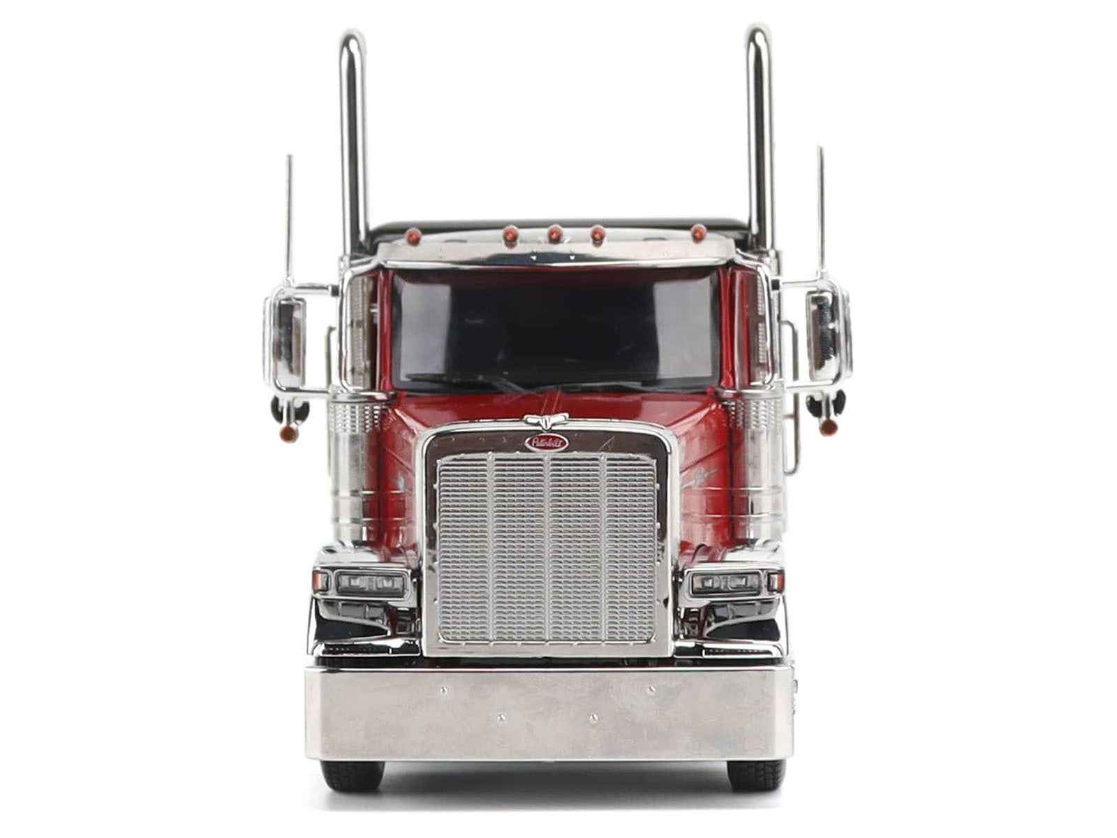 Peterbilt 589 Tridem-Axle Legendary Package Truck Tractor with 58" Sleeper Legendary Red "Transport Series" 1/32 Diecast Model by Diecast Masters
