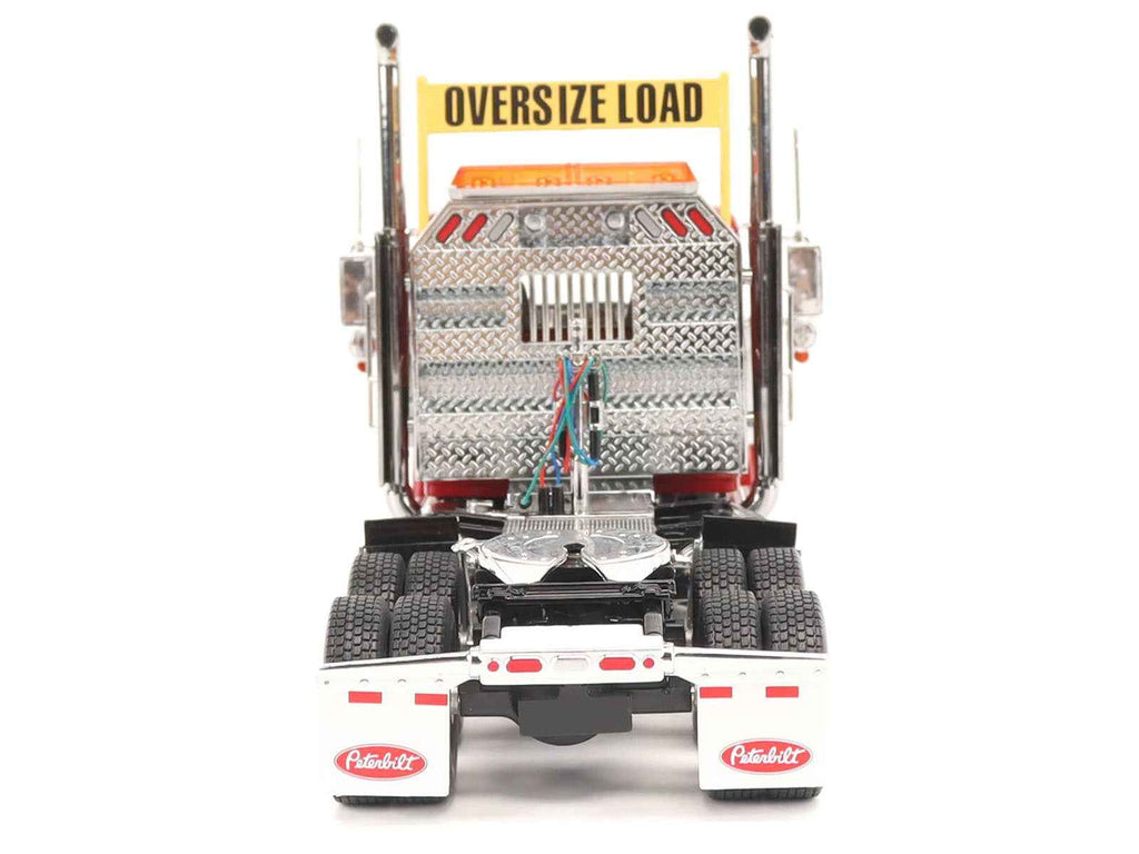 Peterbilt 589 Tandem-Axle Truck Tractor with Day Cab Legendary Red "Transport Series" 1/32 Diecast Model by Diecast Masters