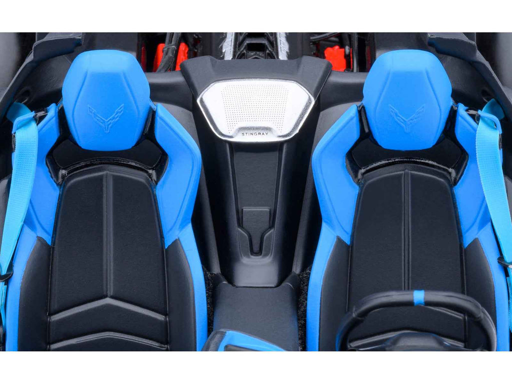 2020 Chevrolet Corvette C8 Stingray Rapid Blue 1/18 Model Car by Autoart
