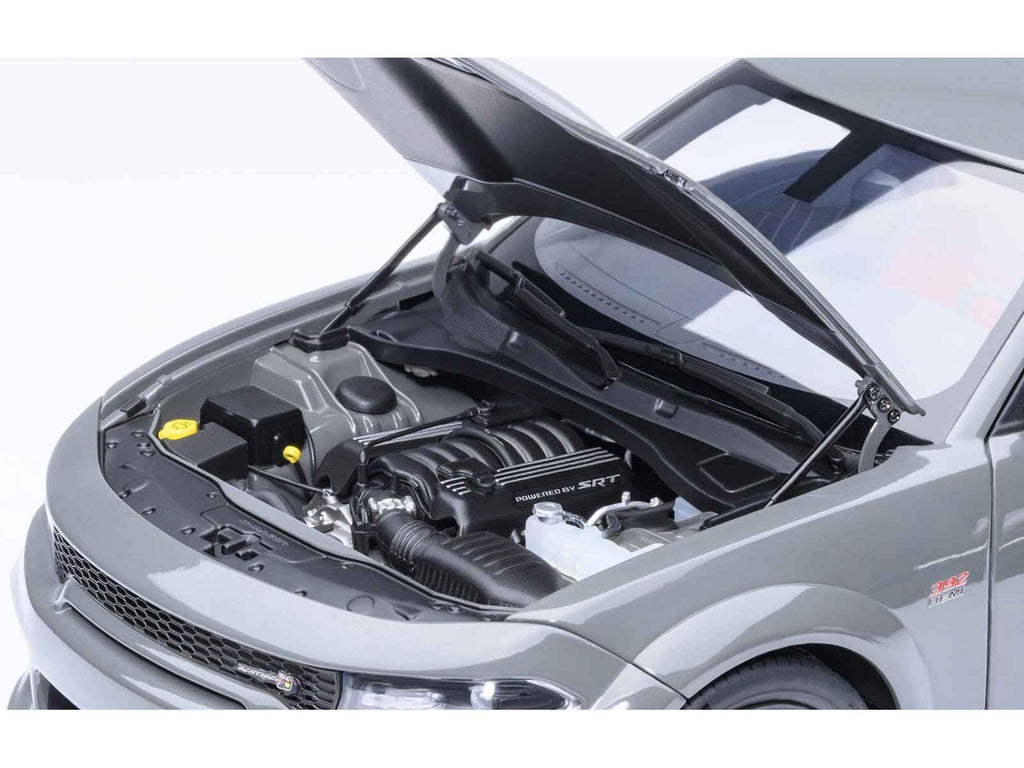 Dodge Charger Scat Pack Widebody Destroyer Gray 1/18 Model Car by Autoart