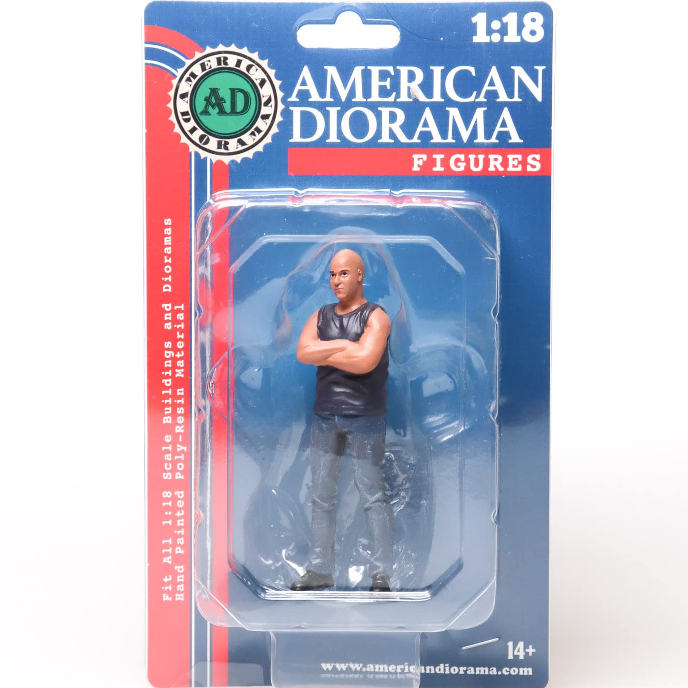 "Car Meet 3" Figure 1 for 1/18 Scale Models by American Diorama