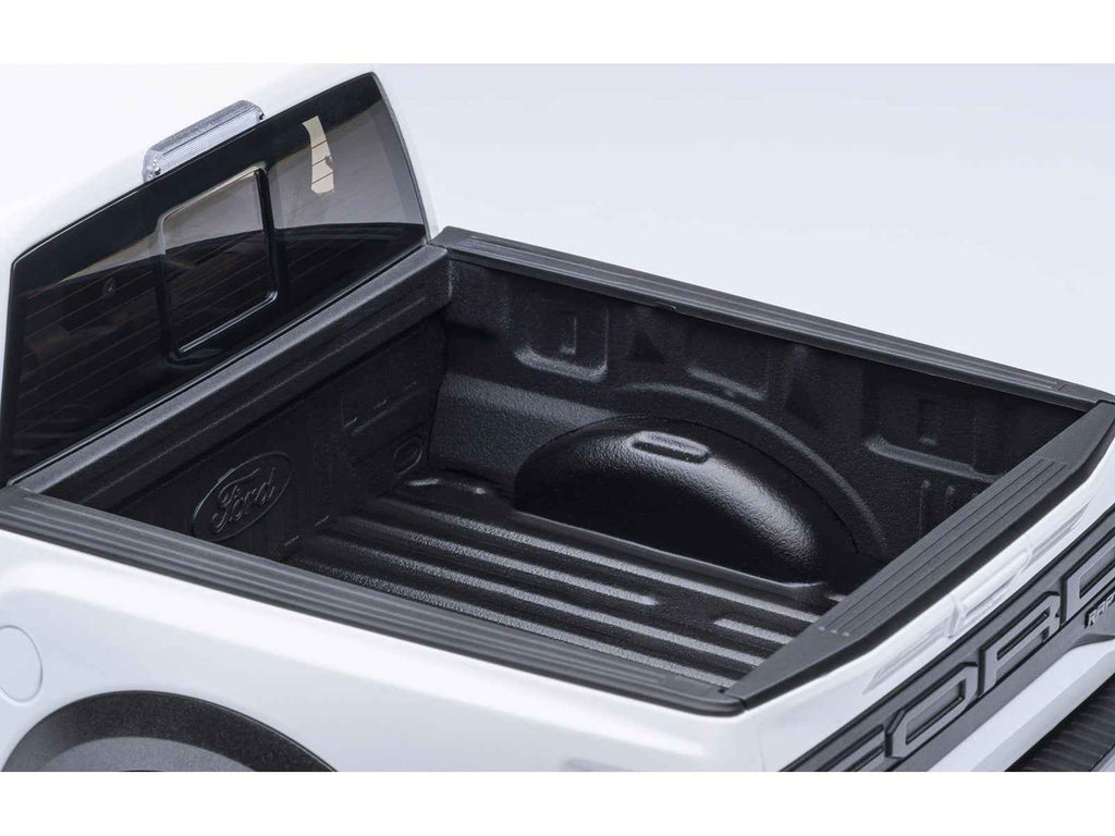 2019 Ford F-150 Raptor Pickup Truck Oxford White 1/18 Model Car by Autoart