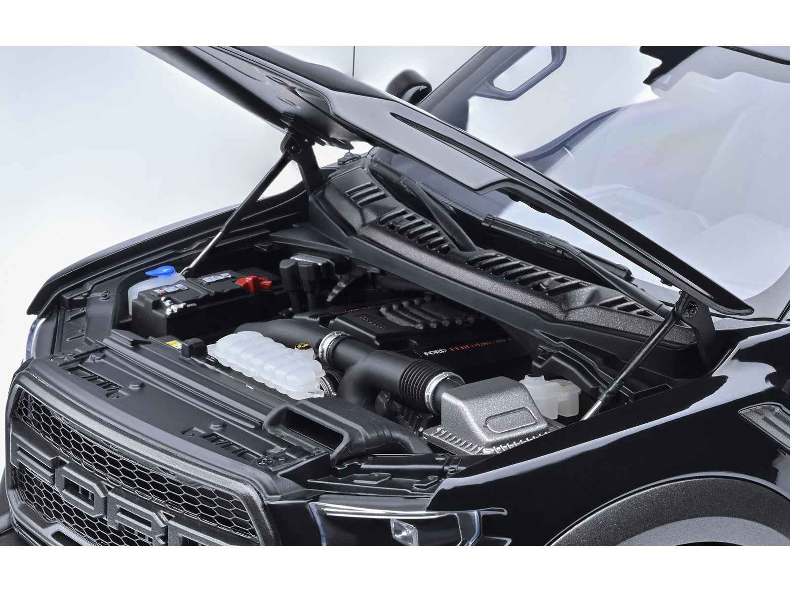 2019 Ford F-150 Raptor Pickup Truck Agate Black 1/18 Model Car by Autoart