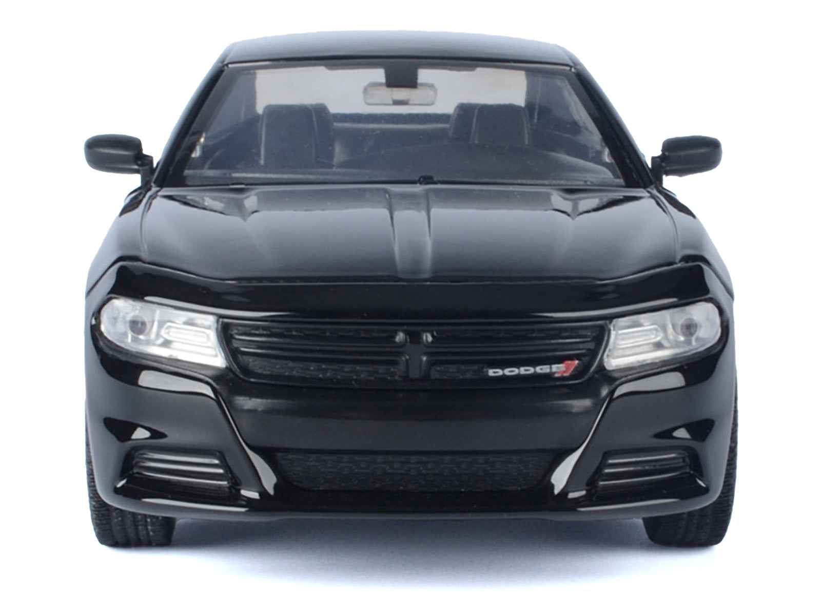 2023 Dodge Charger Pursuit Police Car Black "Custom Builder's Kit - Law Enforcement and Public Service" Series 1/24 Diecast Model Car by Motormax