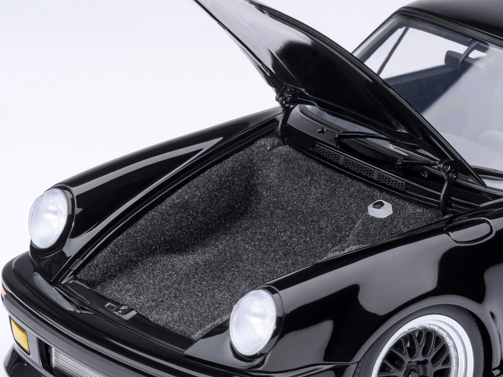 Porsche 911 (930) Turbo "Blackbird" Black "Wangan Midnight - Comic #1 Version" Manga 1/18 Model Car by Autoart