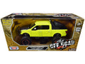 Top-Pick | 2019 Ford F-150 Lariat Crew Cab Pickup Truck Off Road Bright Green 1/27 Diecast Model Car by Motormax