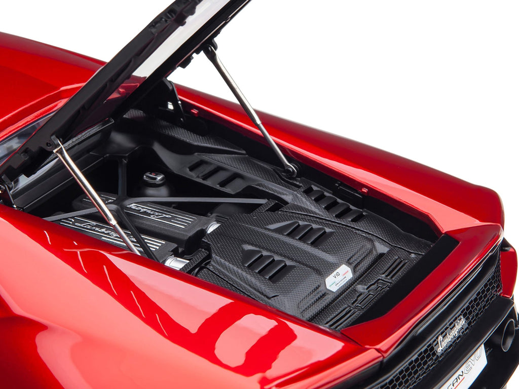 Lamborghini Huracan EVO Rosso Bia Red Metallic 1/18 Model Car by Autoart